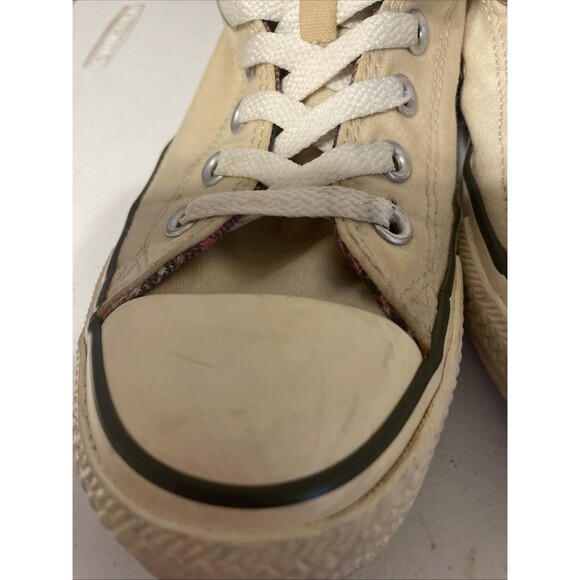 Converse All Star Chuck Taylor Off White Low Tops Size Men’s 8 Women’s 10 - Picture 4 of 16
